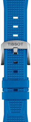 Silikonový řemínek Tissot T852.049.577 (pro model Tissot PRX 40mm), modrý