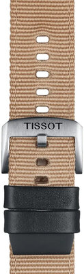 Textilní řemínek Tissot T852.046.752 22mm, béžový