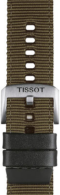 Textilní řemínek Tissot T852.046.756 22mm, zelený