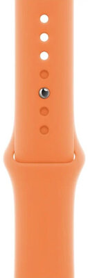Silikonový řemínek Apple (pro Apple Watch 42/44/45/49mm), oranžový V1