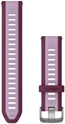 Silikonový řemínek Garmin 20mm (pro Forerunner 165, Venu, Vívoactive 5 aj.), růžový, Quick Release