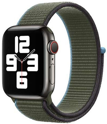 Textilní řemínek Apple (pro Apple Watch 38/40/41mm), zelený V3