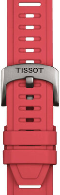 Silikonový řemínek Tissot T852.049.243 21mm, červený