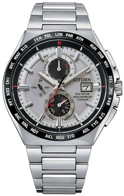 Citizen Sports Eco-Drive Super Titanium Radio Controlled Chronograph AT8234-85A