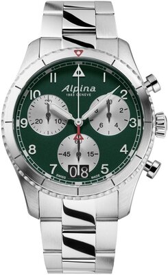 Alpina Startimer Pilot Quartz Chronograph Big Date AL-372GRS4S26B