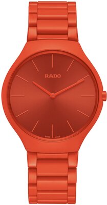 Rado True Thinline Les Couleurs Le Corbusier Powerful Orange Quartz R27095652 Limited Edition 999pcs