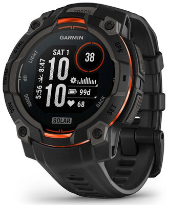 Garmin Instinct 3 SOLAR 45mm, Black (rozbalené)