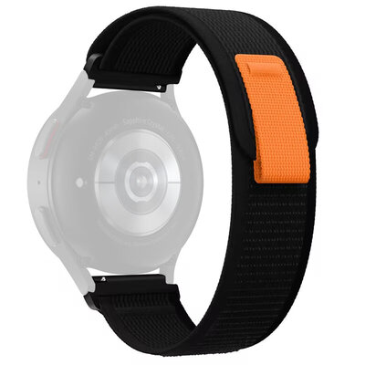 Nylonový řemínek Ricardo 20mm (pro Garmin Venu 3, Forerunner 265, Vívoactive 4 aj.), černý, Quick Release