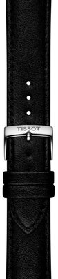 Kožený řemínek Tissot T852.050.321 20mm, černý, vegan