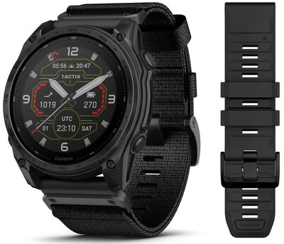 Garmin Tactix 8 Sapphire SOLAR Elite 51mm, Black (+ náhradní řemínek) (rozbalené)