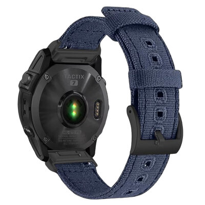 Nylonový řemínek Ricardo 26mm (pro Garmin Fenix 8/7X/6X (51mm), Tactix aj.), modrý V3, QuickFit