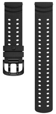 Silikonový řemínek Polar 22mm, černý V2, velikost S-L, Quick Release